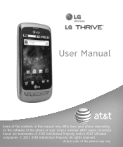 LG P506 Owner's Manual