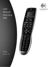 Logitech Harmony 900 User Manual