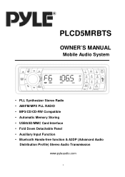 Pyle PLCD5MRBTS PLCD5MRBTS Manual 1