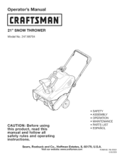 Craftsman 88704 Operation Manual