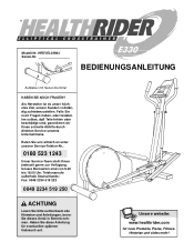 HealthRider E330 Elliptical German Manual