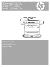 HP M1522nf HP LaserJet M1522 MFP - (Multiple Language) Getting Started Guide