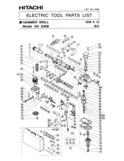 Hitachi DH50SBK Parts List