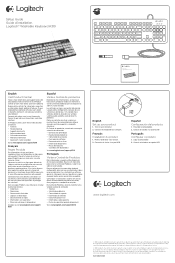 Logitech K310 Getting Started Guide