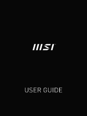 MSI Summit E15 User Manual