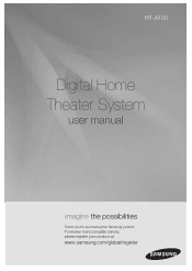 Samsung HT-A100T User Manual (ENGLISH)