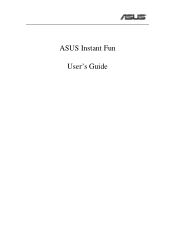 Asus A3H ASUS Instant Fun Introduction User Guide (English)