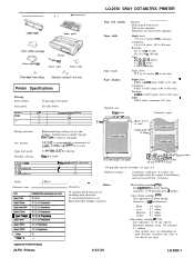 Epson LQ-2550 Product Information Guide