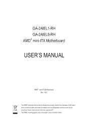 Gigabyte GA-2AIEL5-RH Manual