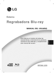 LG BE08LU20 Owner's Manual (Español)