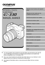 Olympus E-330 EVOLT E-330 Manuel d'instructions (Français)