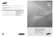Samsung LN19B361C5D User Manual (ENGLISH)
