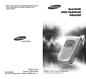 Samsung S500i User Guide