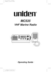 Uniden MC535 English Owners Manual