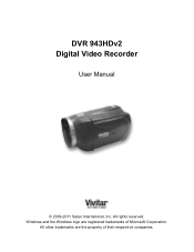 Vivitar DVR 943HD Camera Manual
