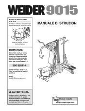 Weider 9015 Italian Manual