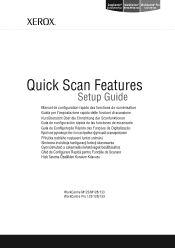 Xerox C123 Quick Scan Features Setup Guide