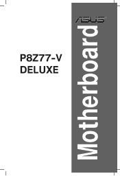 Asus P8Z77-V DELUXE P8Z77-V DELUXE User's Manual