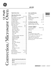 GE JVM1790CK Owners Manual