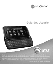 LG GR500 Red Owners Manual - Spanish