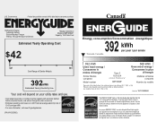 Maytag MBF1958XEW Energy Guide