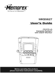Memorex MKS5627 User Guide
