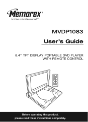 Memorex MVDP1083 User Manual