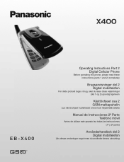 Panasonic X400 User Guide