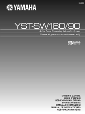 Yamaha YST-SW90 Owner's Manual