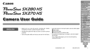 Canon PowerShot SX280 HS User Guide