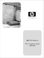 HP 4550 HP PCL/PJL reference - PCL 5 Comparison Guide Addendum