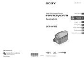 Sony DCR-HC90E Operation Guide
