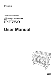 Canon iPF750 iPF750 User Manual