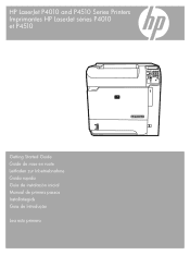 HP P4014dn HP LaserJet P4010 and P4510 Series - (Multiple Language) Getting Started Guide