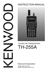 Kenwood TH-255A User Manual