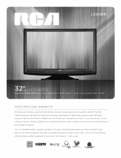 RCA L32HD41 Spec Sheet