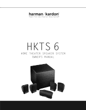 Harman Kardon HKTS 6 Owners Manual