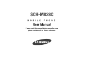 Samsung SCH-M828C User Manual (user Manual) (ver.f6) (English(north America))