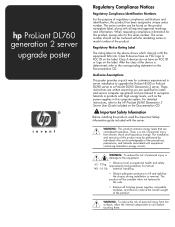 HP DL760 HP ProLiant DL760 Generation 2 Server Upgrade Poster