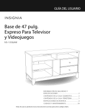 Insignia NS-13SGAM User Manual (Español)