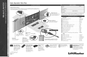 LiftMaster LA412UL Installation Blueprint