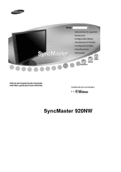 Samsung 920NW User Manual (SPANISH)