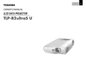 Toshiba TLP-B2 Ultra User Guide