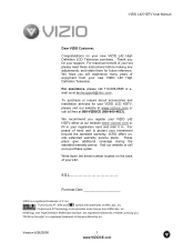Vizio L42HDTV10A User Manual