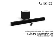 Vizio SB2821-D6 Quickstart Guide (Spanish)