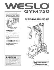 Weslo Gym 750 German Manual