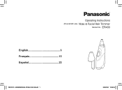 Panasonic ER-430 Operating Instructions Multi-lingual