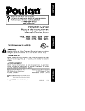 Poulan 1950 User Manual