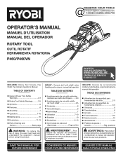 Ryobi P460 Operation Manual