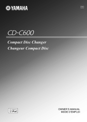 Yamaha CD-C600BL Owners Manual